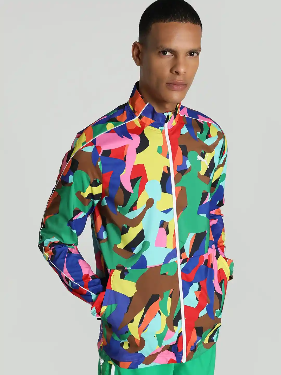 Athletic Jackets Bright Running Jacket Mens VINTAGE Nike Team USA