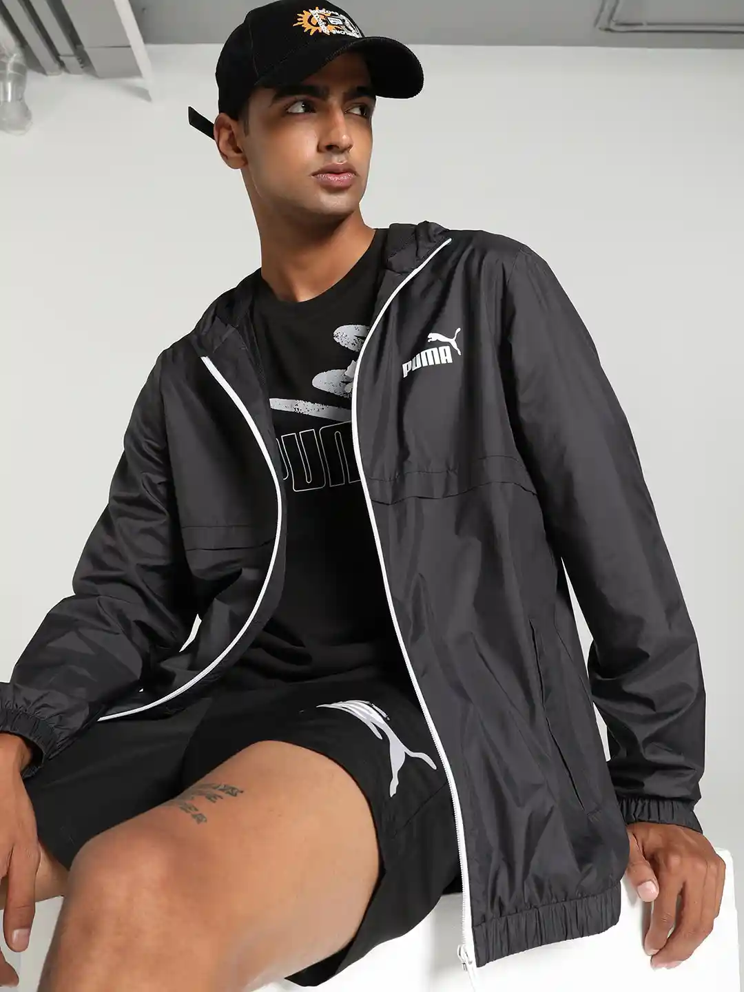 Buy Puma Regular Fit Windbreaker Sporty Jacket Jackets for Men
