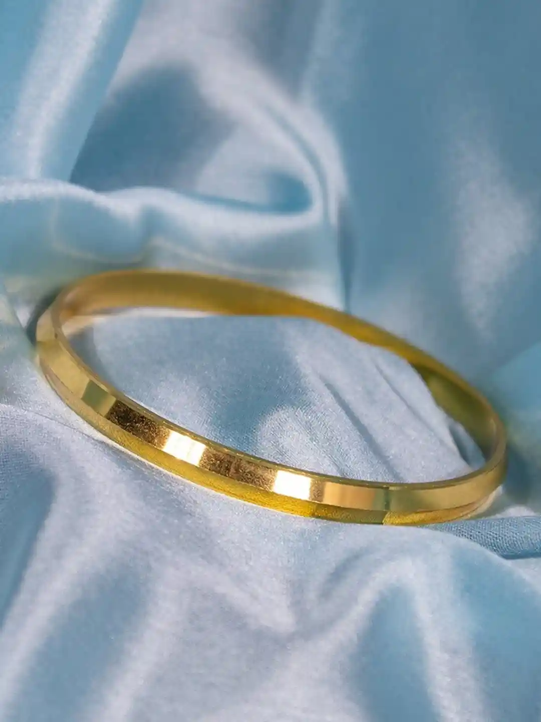 Buy Jewelz Men Gold-Plated Kada Bracelet Bracelet for Men