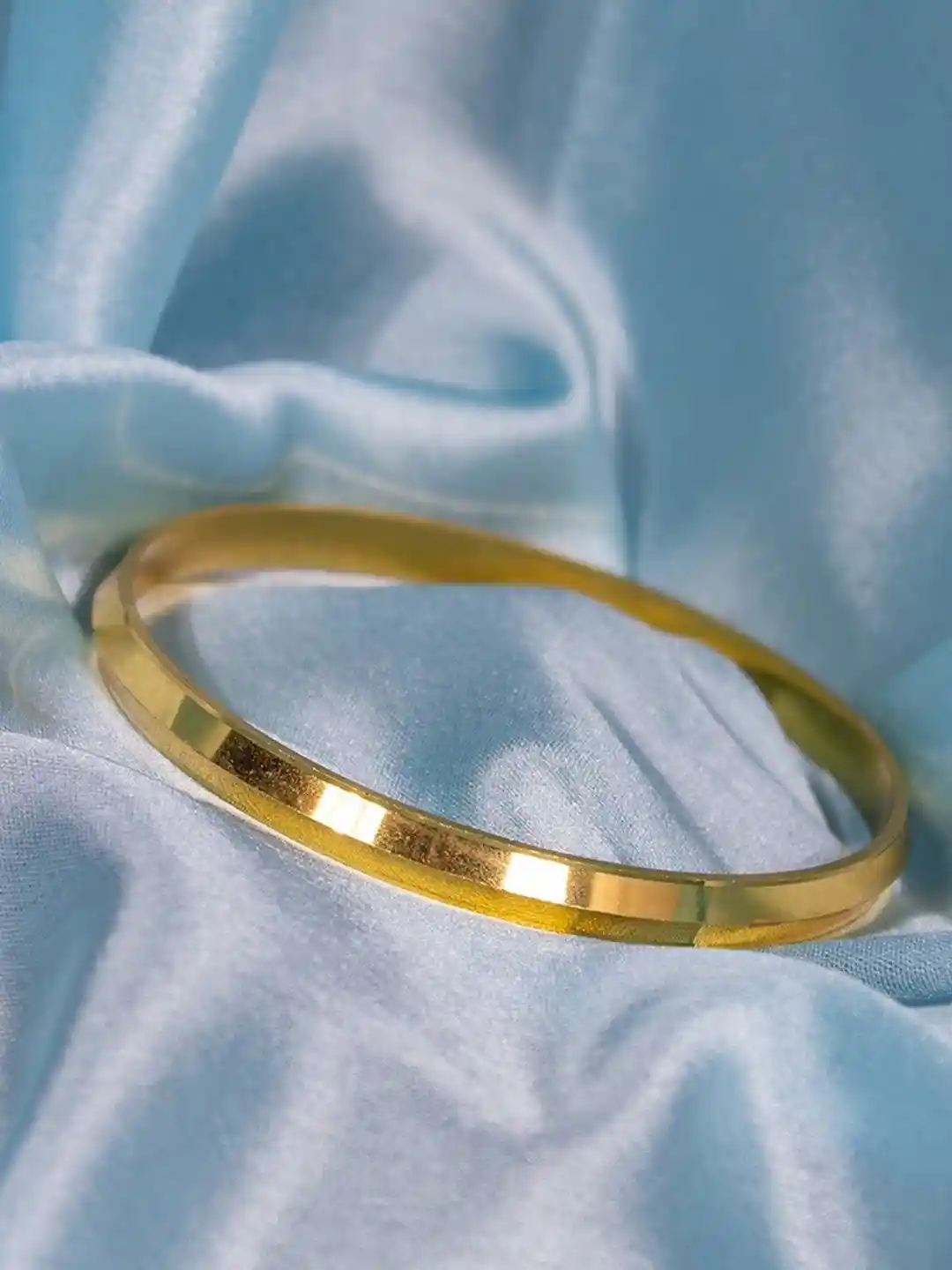 Buy Jewelz Men Gold-Plated Kada Bracelet Bracelet for Men