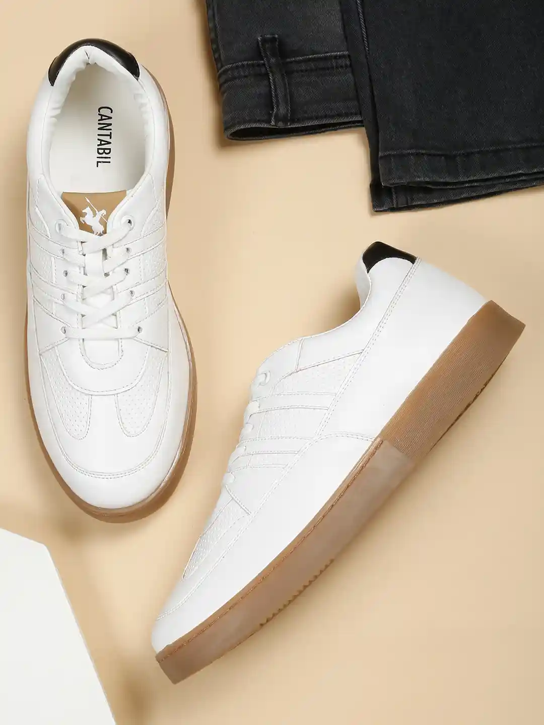 Buy Cantabil Men Contrast Sole Sneakers Casual Shoes for Men