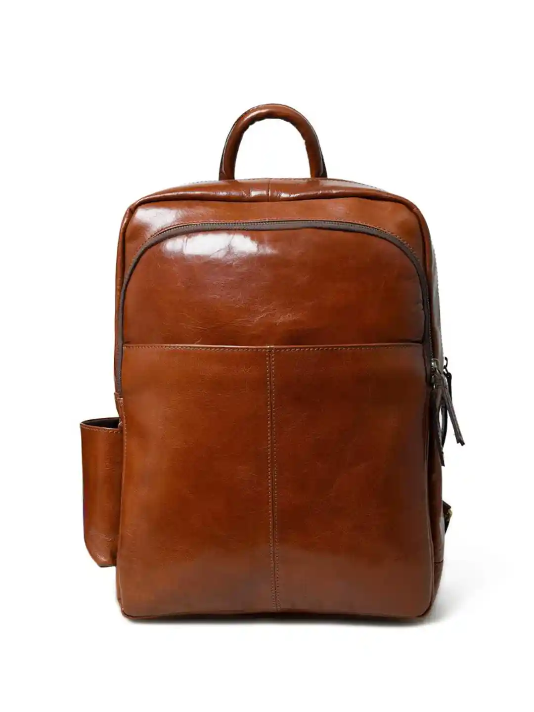 Brown Luxury Mens Backpack Backpack Brown Handcrafted Leather