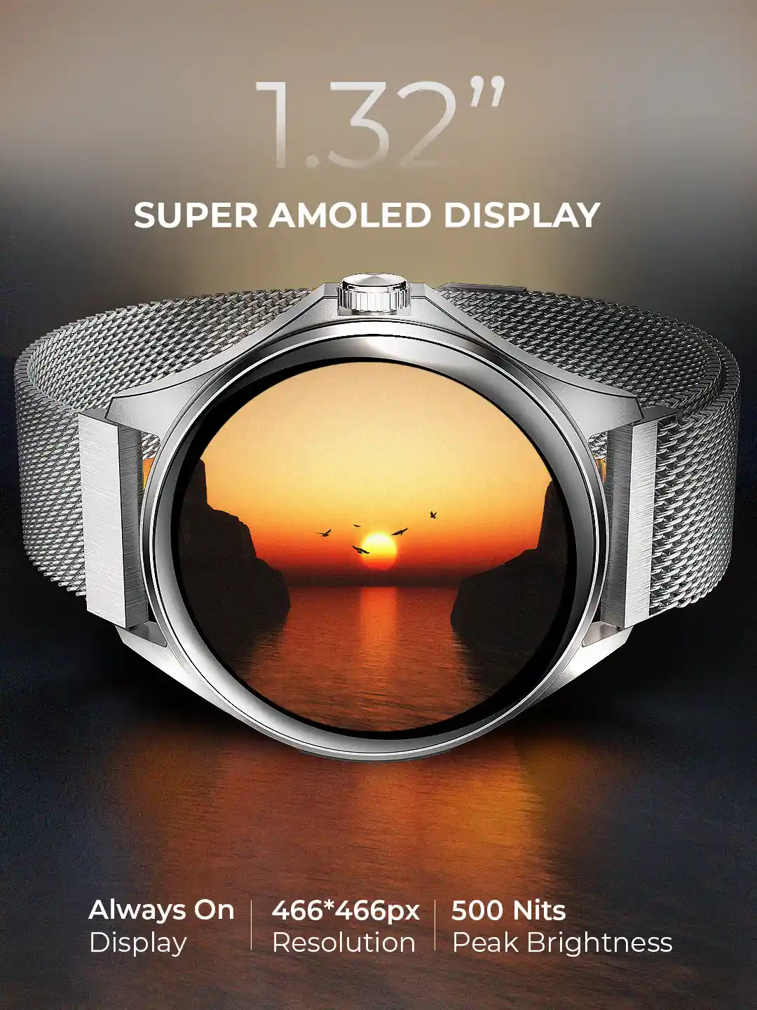 Buy beatXP Nuke Super Amoled Bluetooth Calling Smartwatch Smart