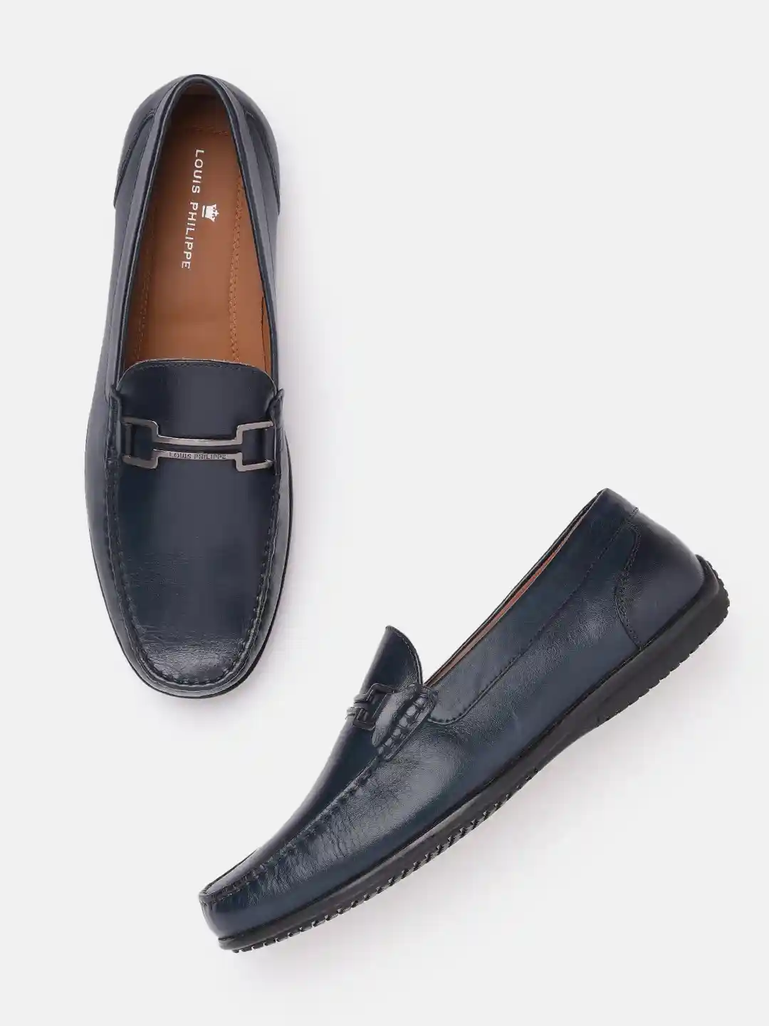 Buy Louis Philippe Men Leather Formal Loafers Formal Shoes for