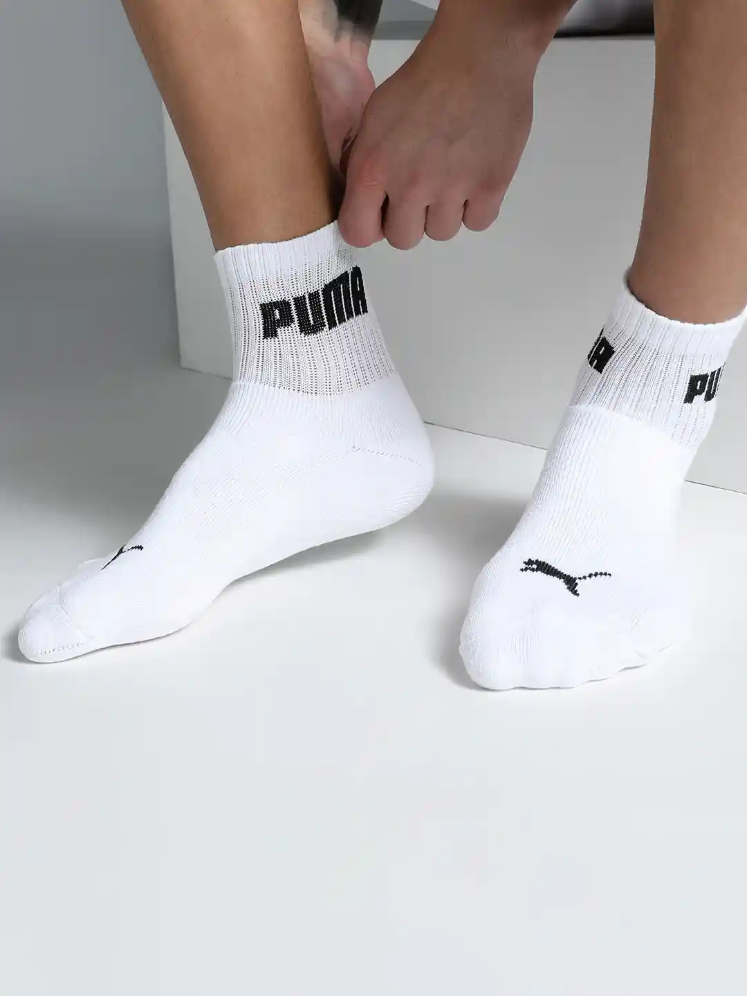 Buy Puma Unisex Pack Of Sport Quarter Ankle-Length Socks Socks