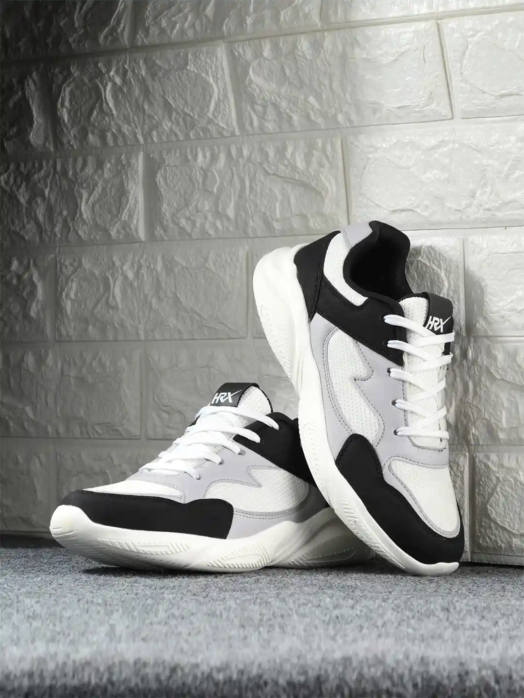 Buy HRX by Hrithik Roshan Women Grey Colourblocked Running Shoes