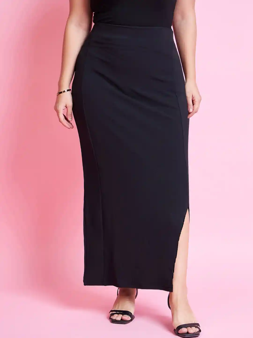 Buy Purple Feather Plus Size Maxi Formal Pencil Plus size Skirt