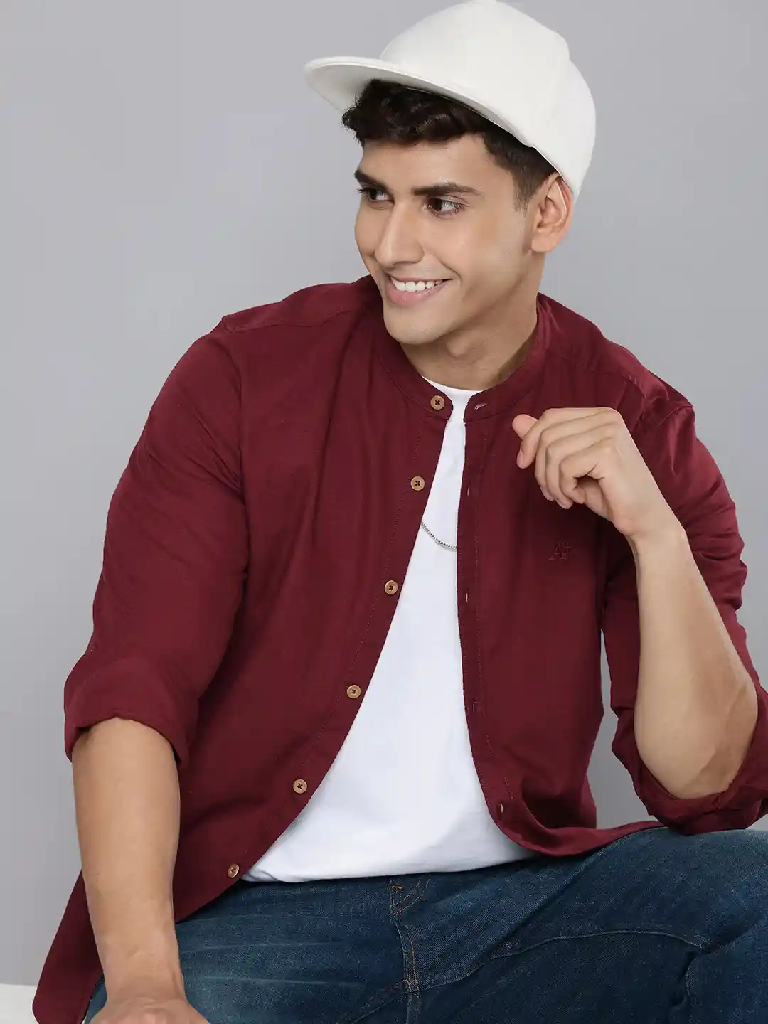 Mens Shirts Red Kap Denim Shirt Polo Denim Red Buffalo Checks