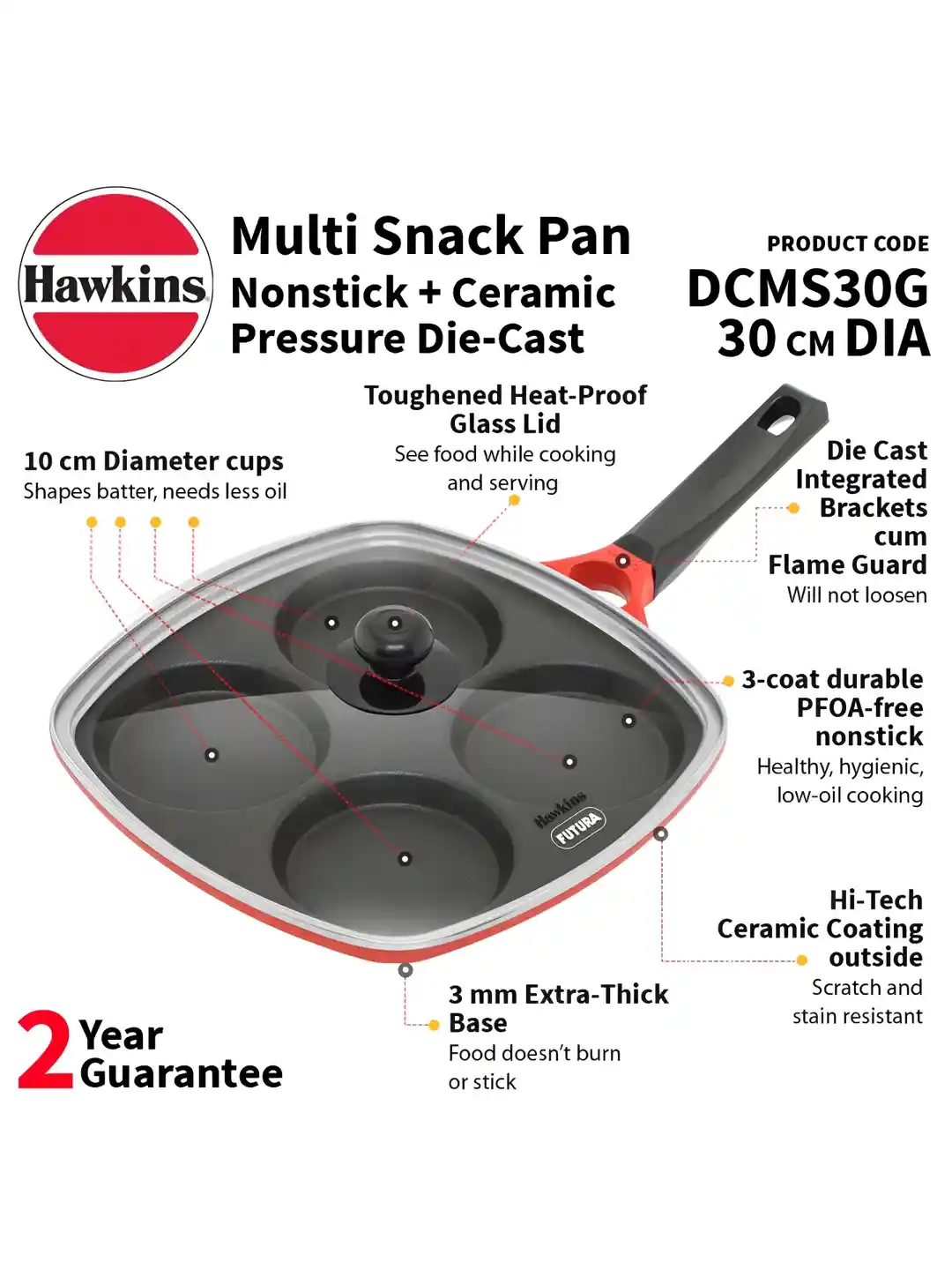 Multi Size 30cm Baking Tin Silverwood Multi-size Square Cake Tin
