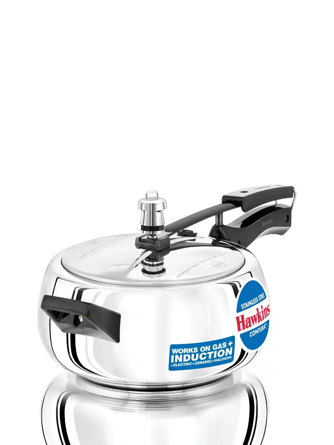 Buy Hawkins Contura Silver Stainless Steel Easy to Clean Induction