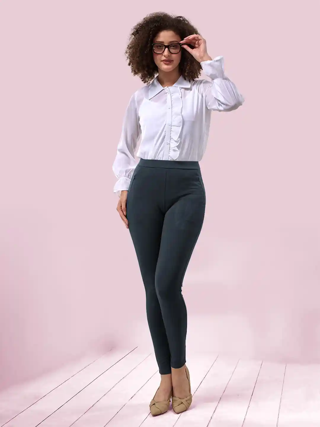 Buy LYRA Women Slim Fit Stretchable Treggings Jeggings for Women