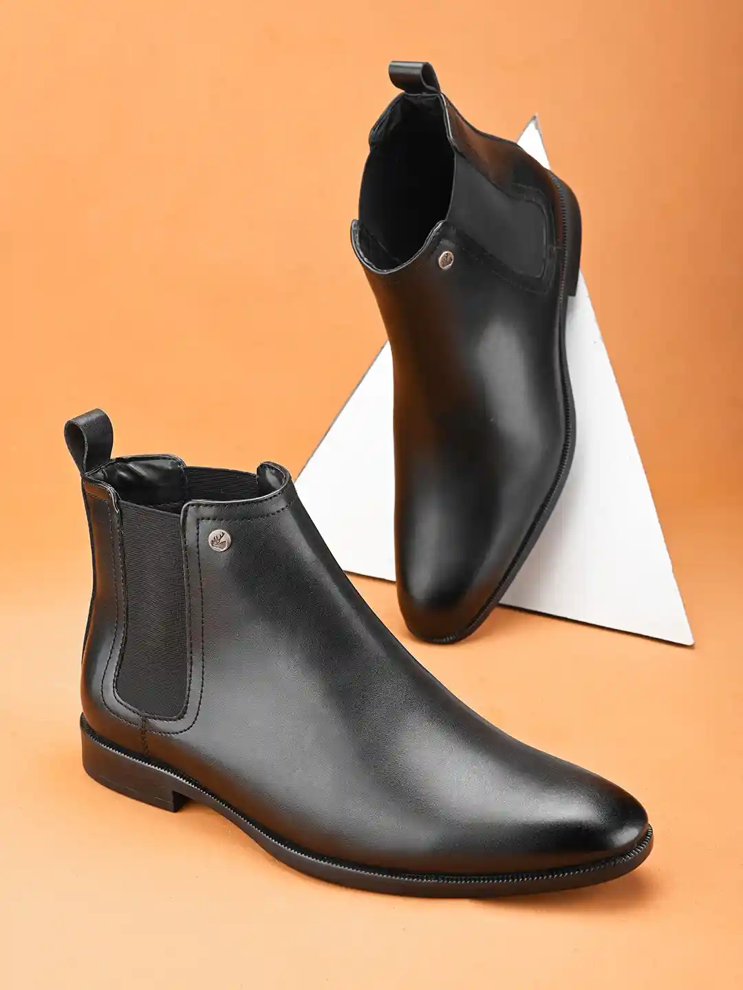 Buy The Roadster Lifestyle Men Black Slip-On Chelsea Boots