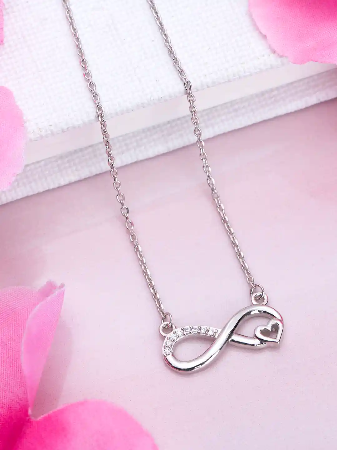 Buy Zavya Rhodium-Plated 925 Sterling Silver Cubic Zirconia