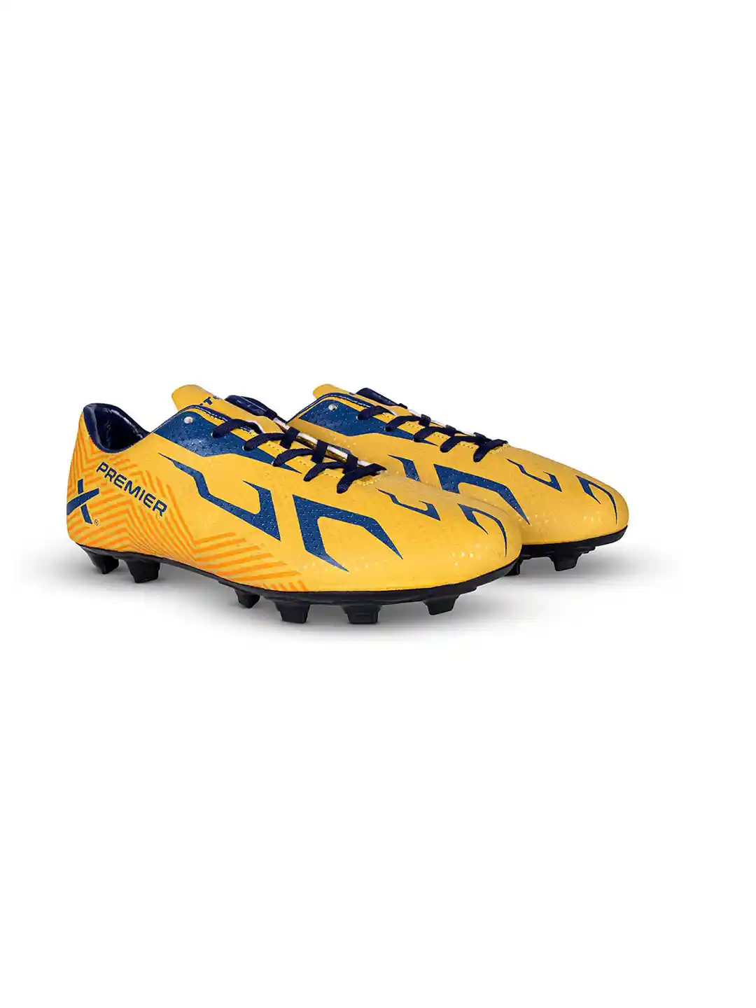 VECTOR X Unisex Printed Fixed Cleats Lace-Up Football Shoes
