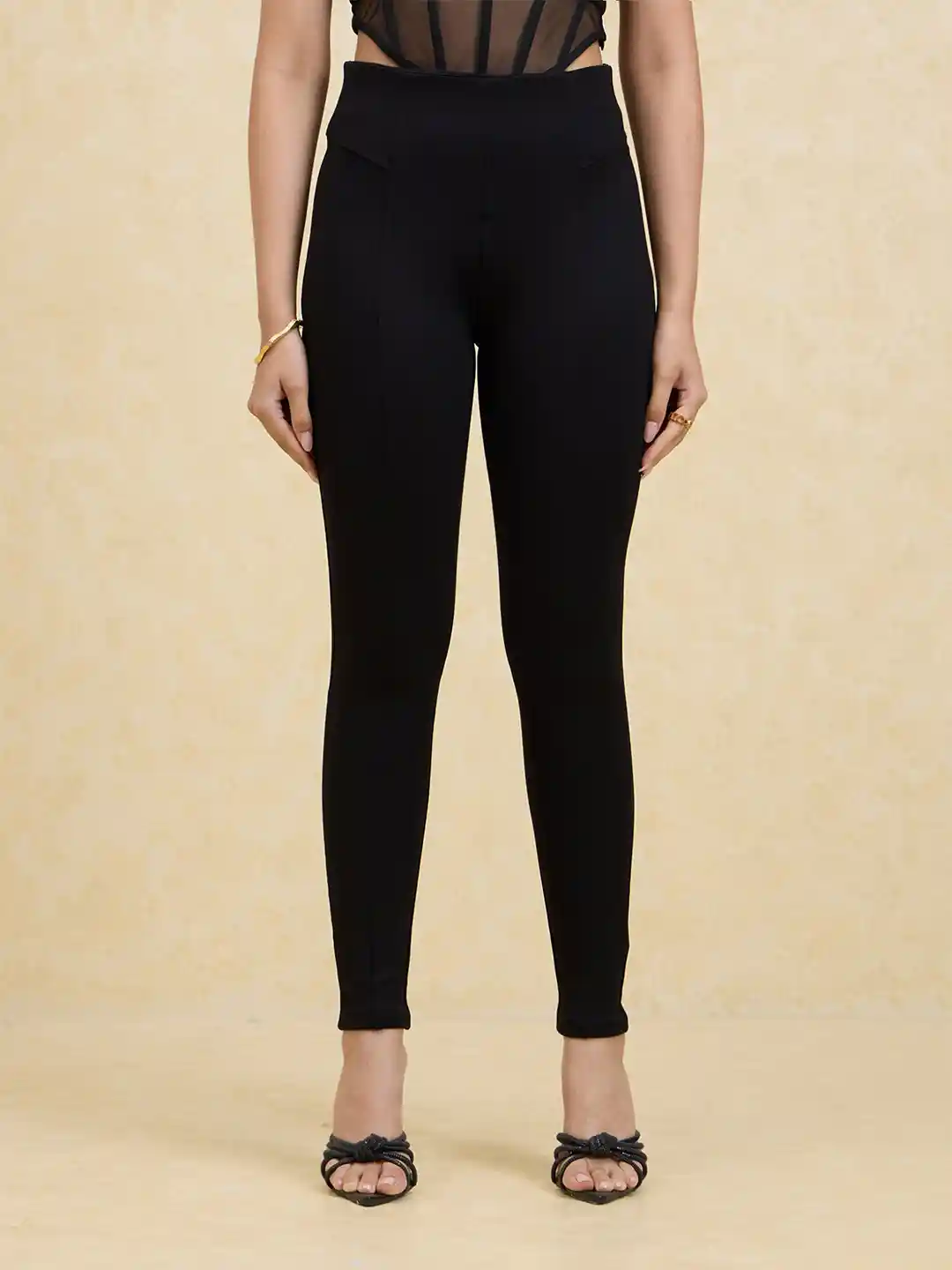 Buy 20Dresses Women Black Skinny Fit High Waist Jeggings