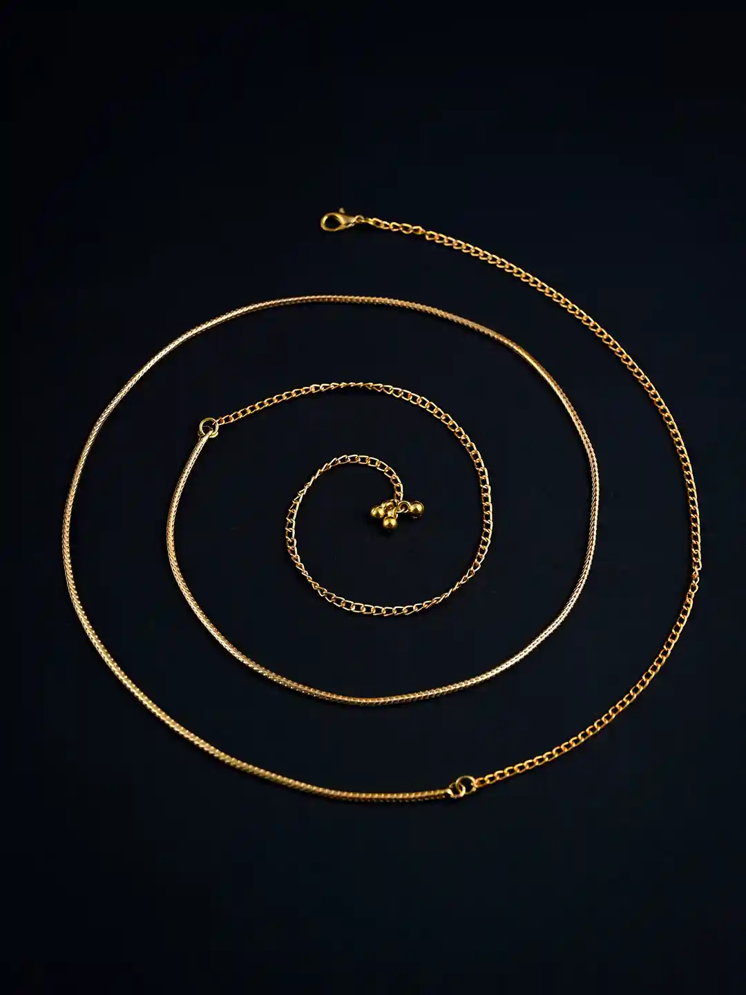 Buy VAMA Gold Plated Snake Waist Chain Western Belly Kamarband