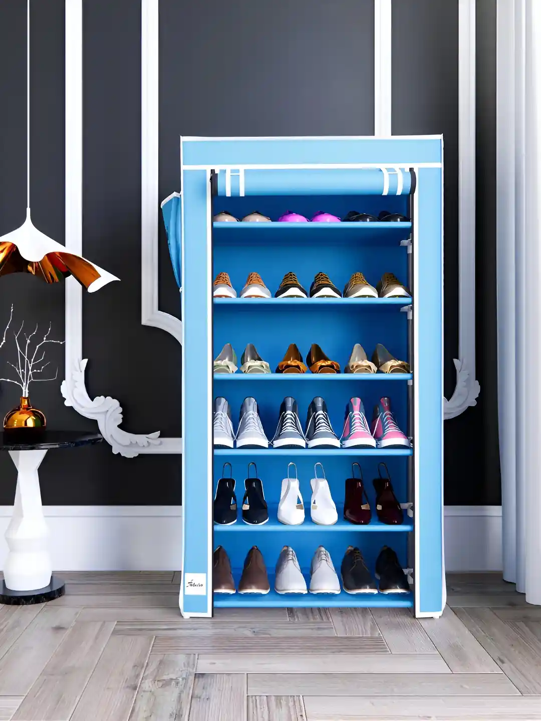 Buy Pamworld Blue Layers Shoe Rack Shoe Rack for Unisex