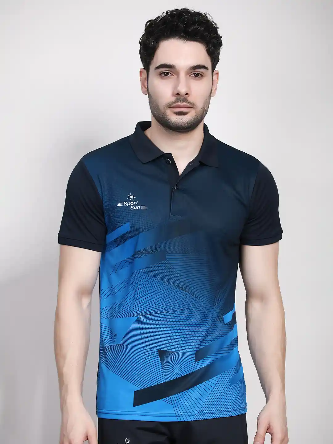 Buy SPORT SUN Colourblocked Rapid-Dry Polo Collar Training or Gym