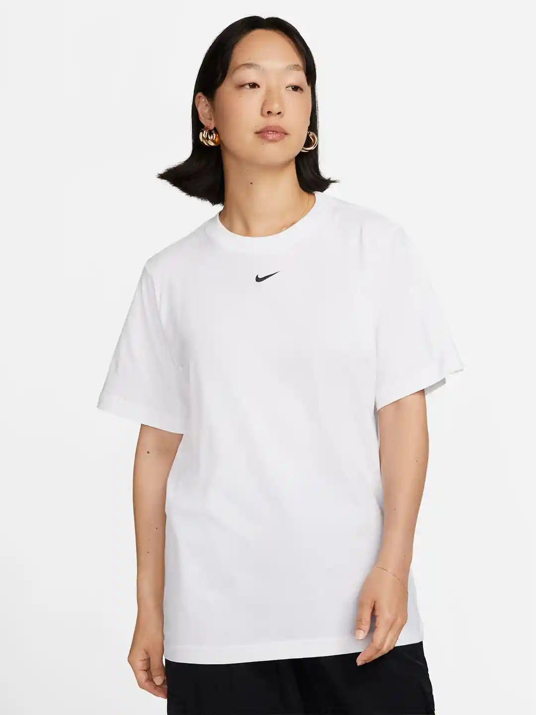 Nike Sportswear Brand Logo Printed Cotton T-Shirt