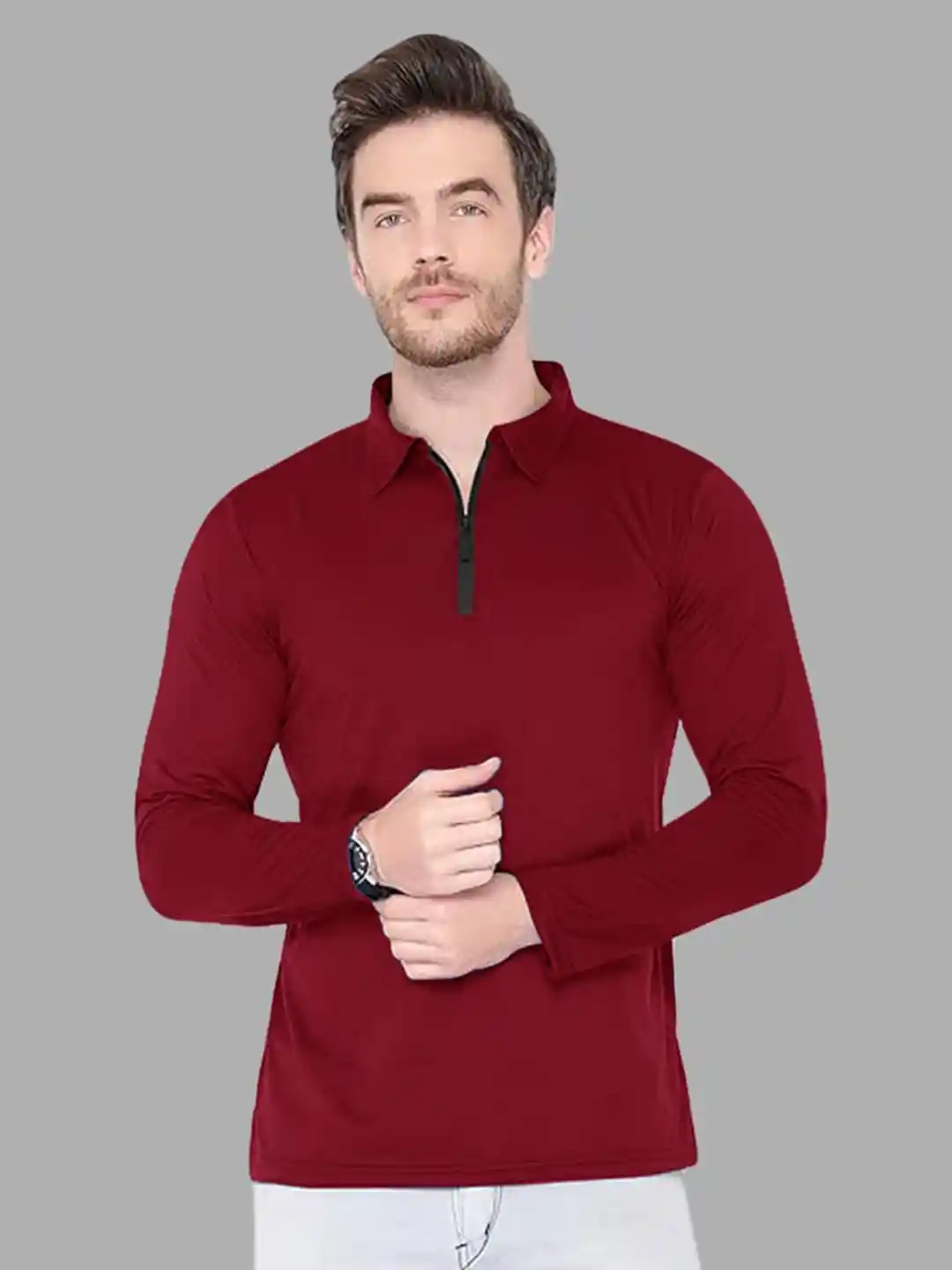 Buy Eyebogler Cotton Long Sleeves Pockets Casual T-shirt Tshirts