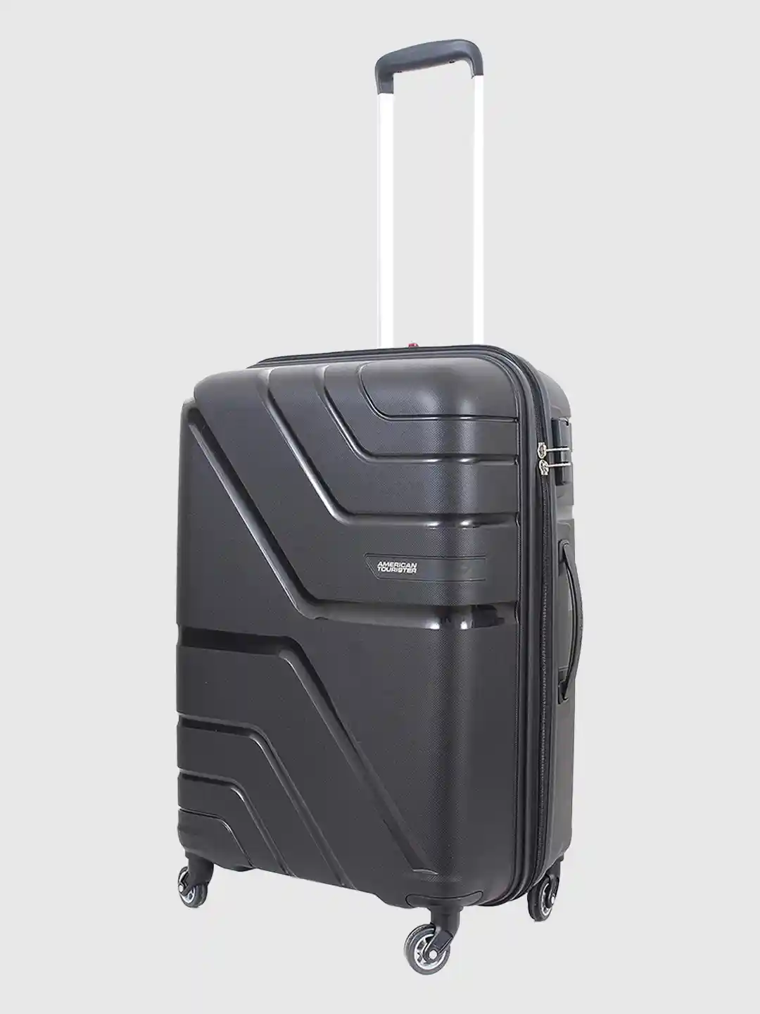 Buy AMERICAN TOURISTER UPLAND Textured Hard Large Trolley Suitcase