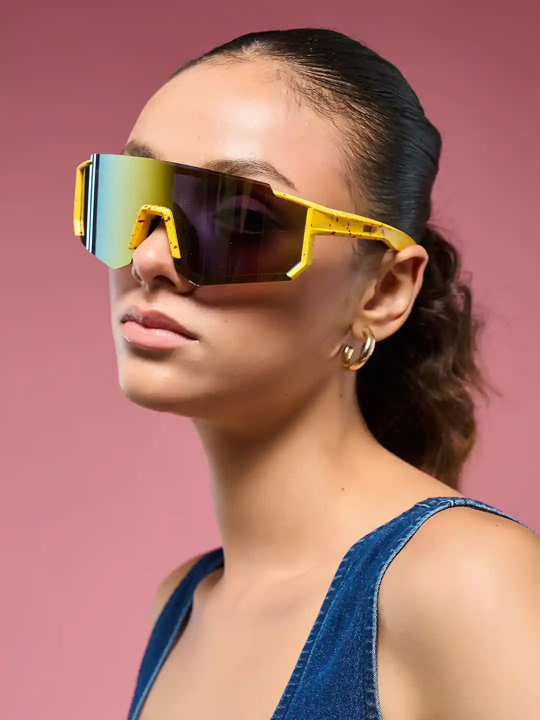 HASHTAG EYEWEAR Unisex Sports Sunglasses With UV Protected Lens  HT-SPORT-0101 C4