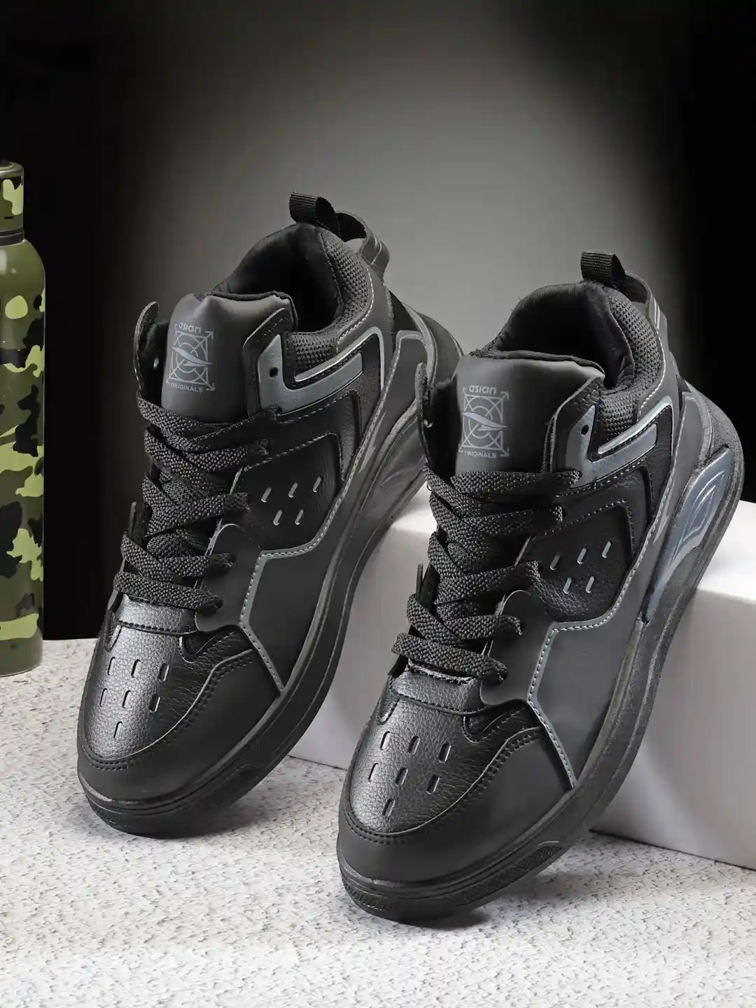 Buy ASIAN Men Textured Lace Up Sneakers Casual Shoes for Men