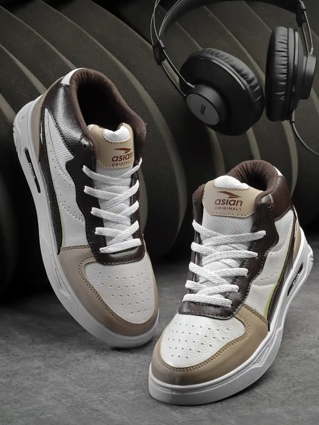 Buy ASIAN Men Colourblocked Lace Up Sneakers Casual Shoes for