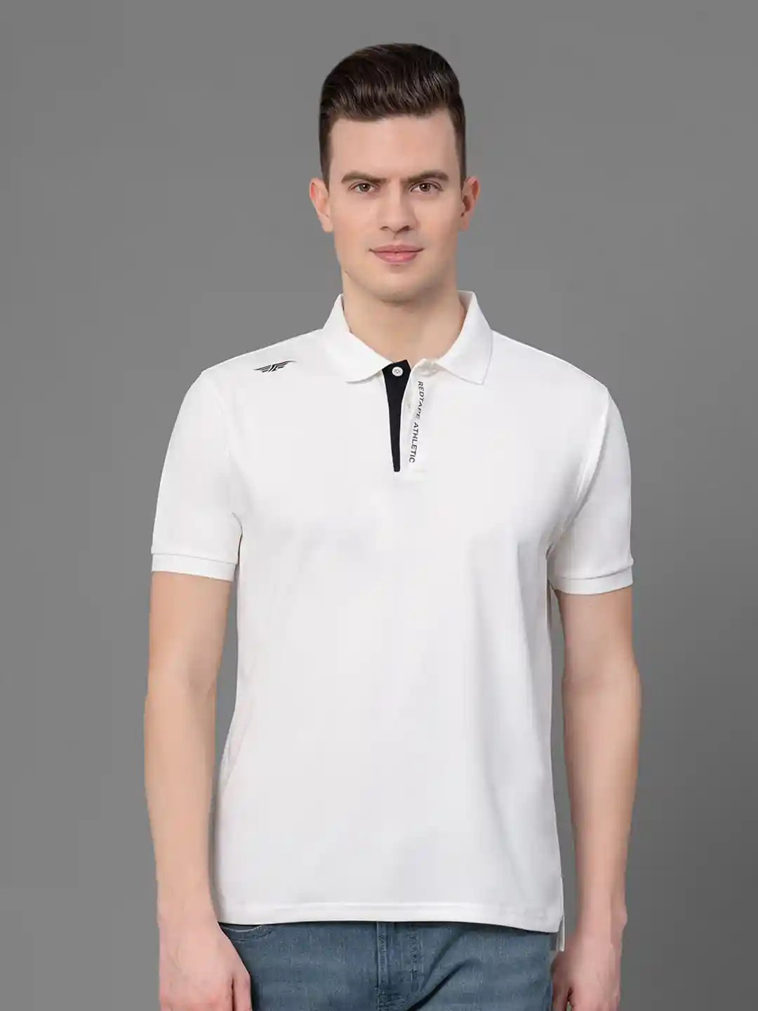 Ajio Red Tape White Shirt Ajio Armani Exchange Shirts Polo Red