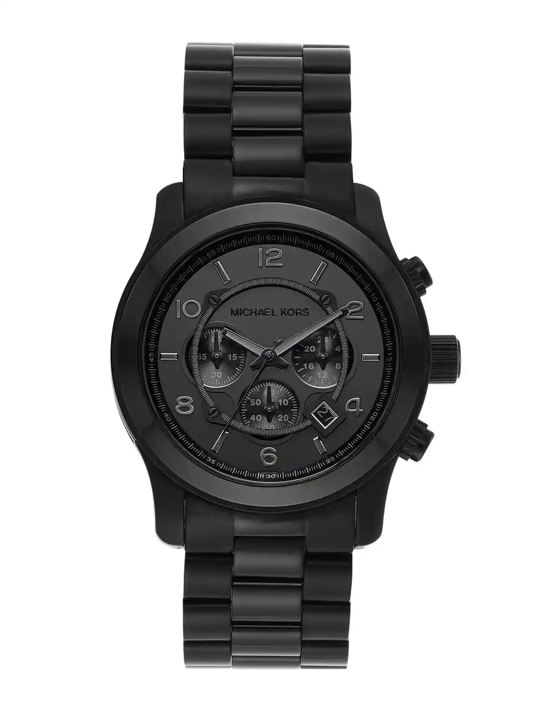 Michael Kors Men Printed Dial Stainless Steel Bracelet Style Straps  Analogue Watch MK9073