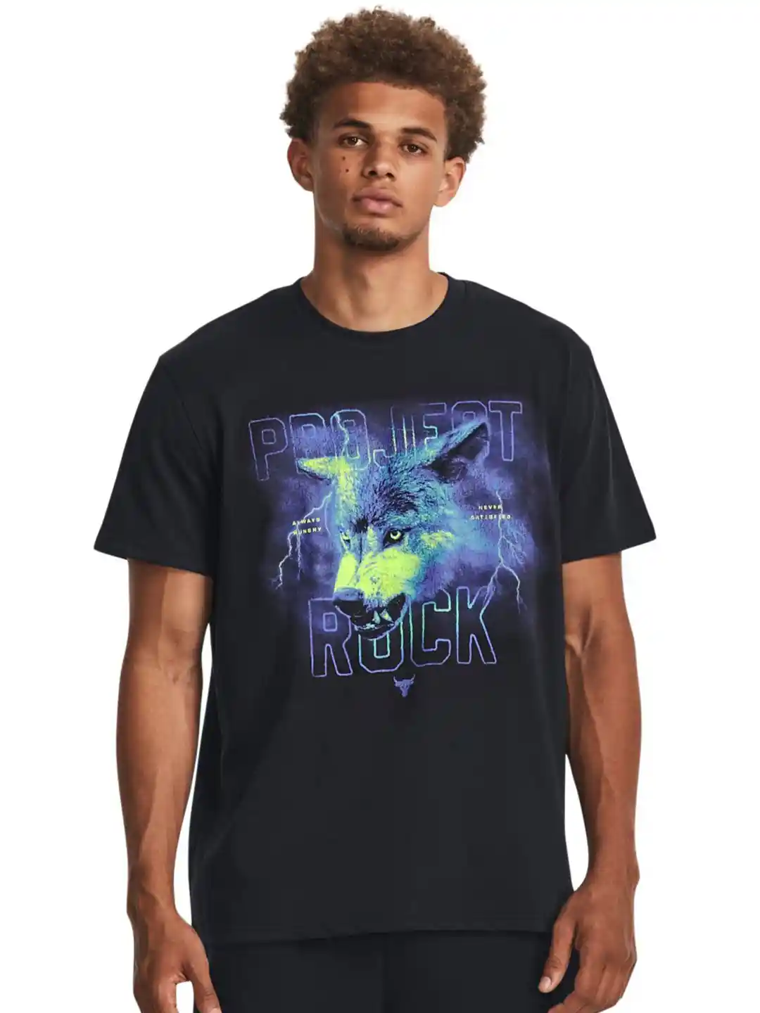 Buy UNDER ARMOUR Project Rock Wolf Heavyweight Printed Relaxed-Fit