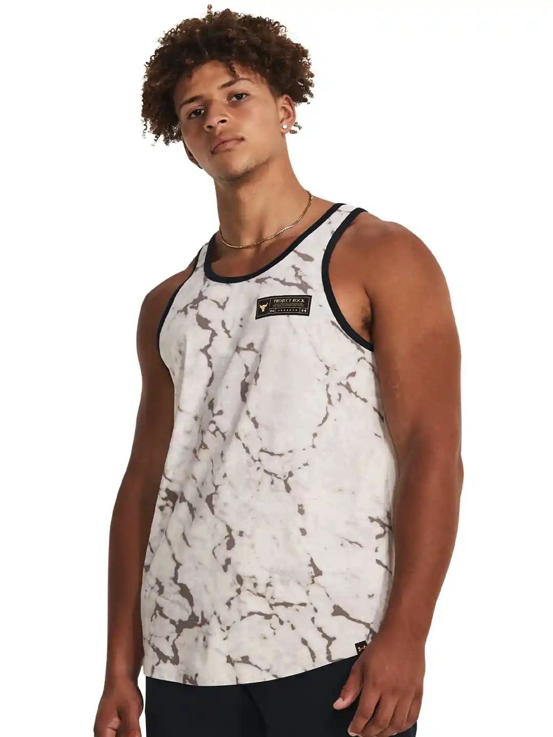 Buy UNDER ARMOUR Project Rock Iso-Chill Printed Relaxed-Fit Muscle