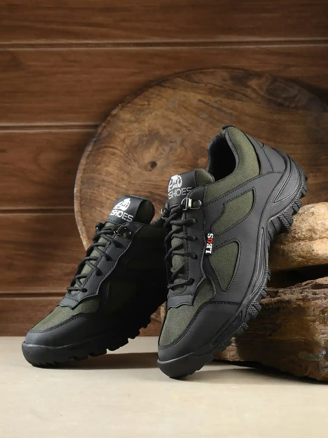 Buy Leo's Fitness Shoes Men Canvas Trekking Shoes Sports Shoes