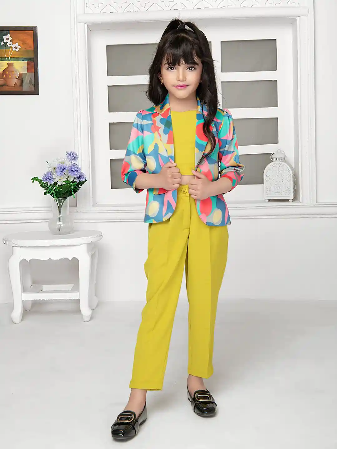 Buy Tiny Baby Girls Top with Trousers Clothing Set for Girls