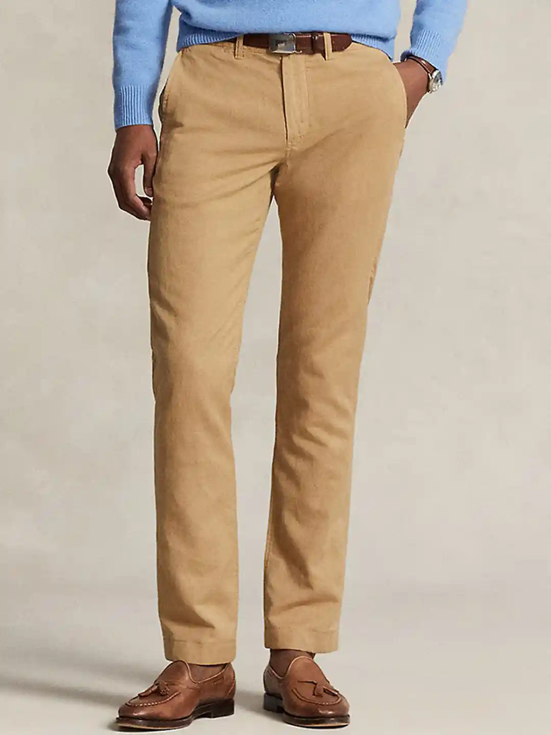 Buy Polo Ralph Lauren Men Straight-Fit Linen Cotton Easy Wash