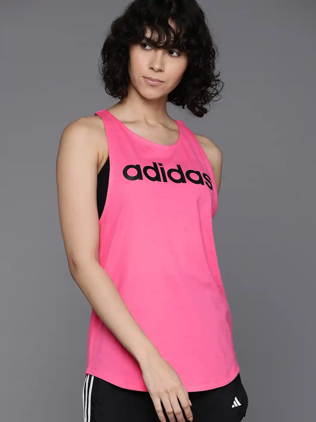 Pink Adidas Vest Top Ladies Adidas Own The Run Womens Running Vest