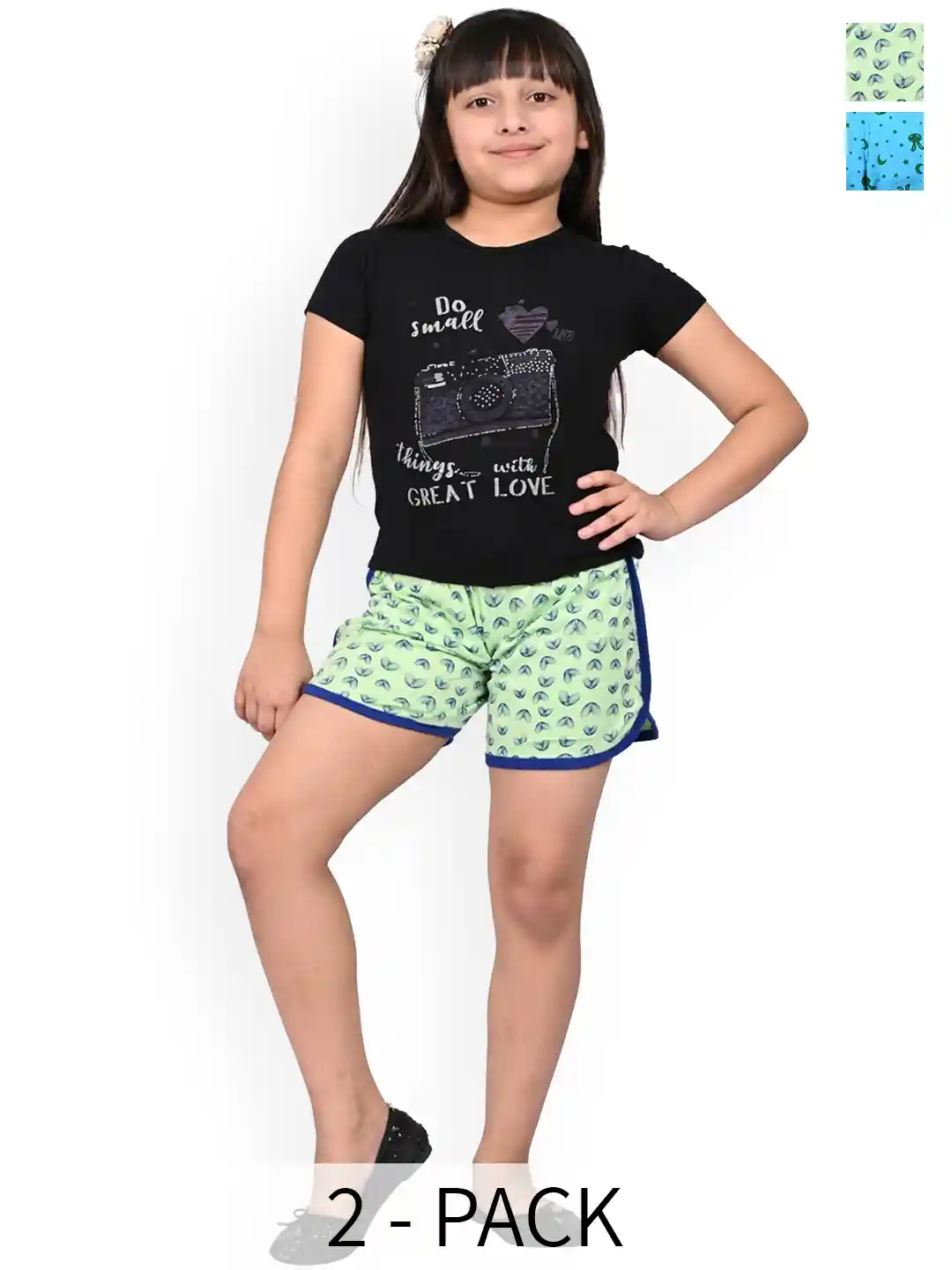 Buy BAESD Girls Pack Of Conversational Printed High-Rise Cotton
