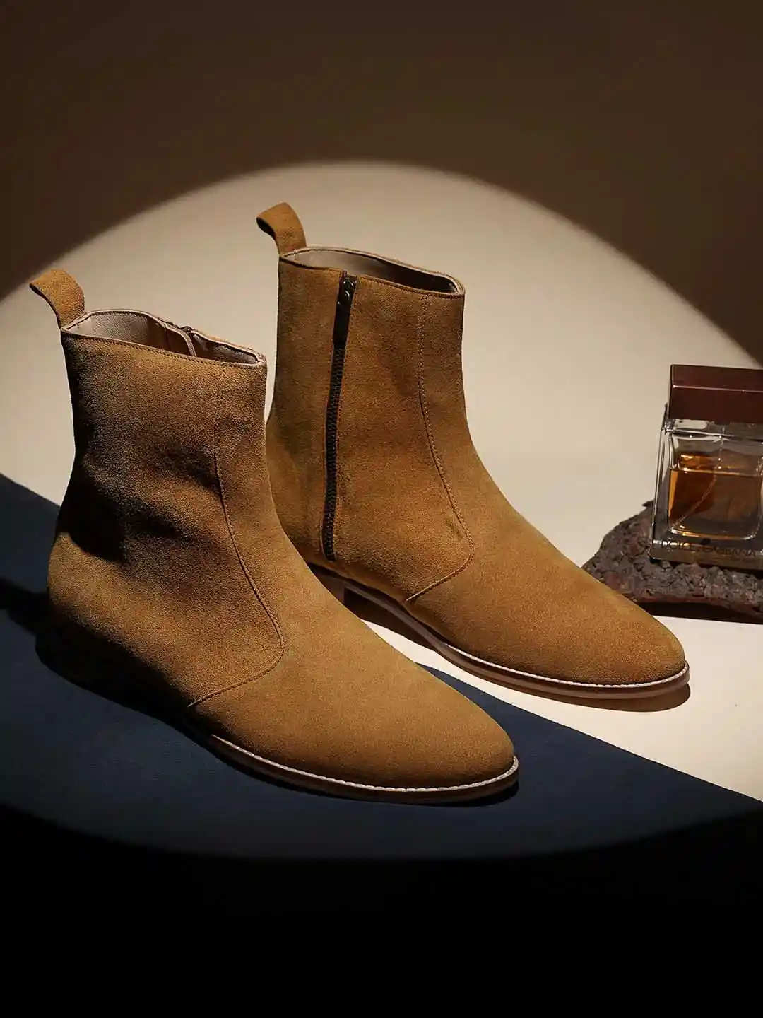 GRIFFIN Men Suede Chelsea Boots