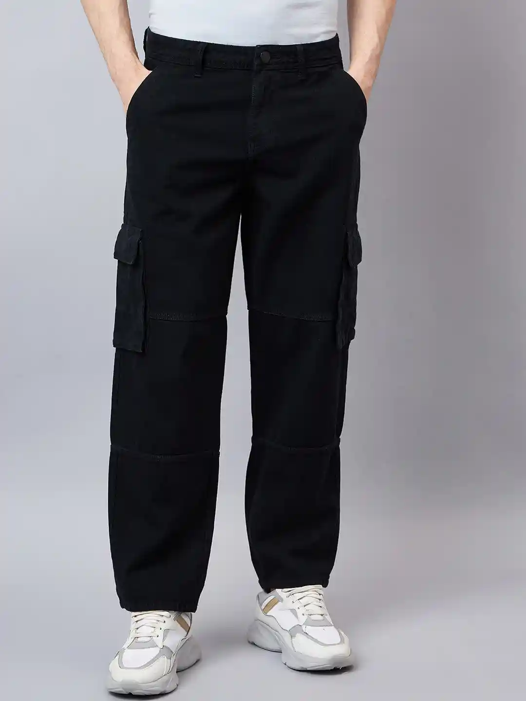 Buy Style Quotient Men Relaxed Fit Mid Rise Clean Look Cotton