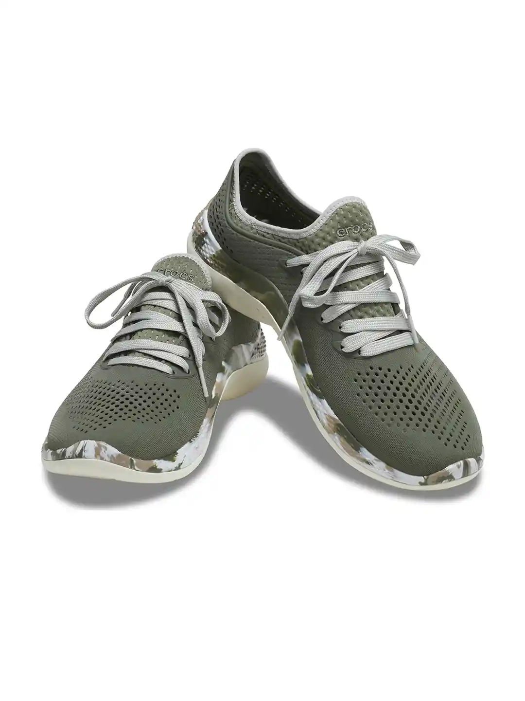 Buy Crocs Men Textured Lace Up Sneakers Casual Shoes for Men