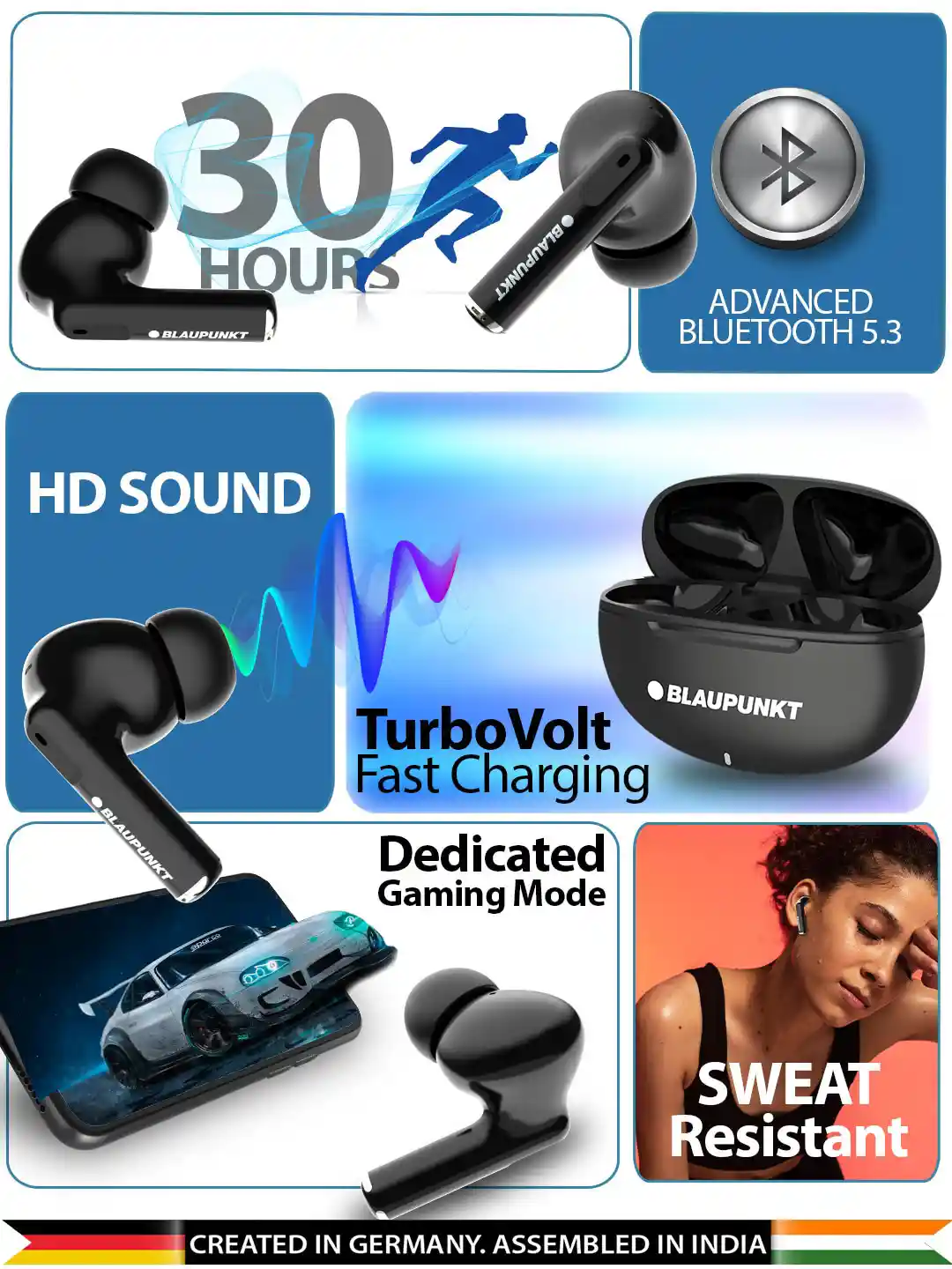 Wireless Earpods Blaupunkt Btw Pro Truly Wireless Earphones