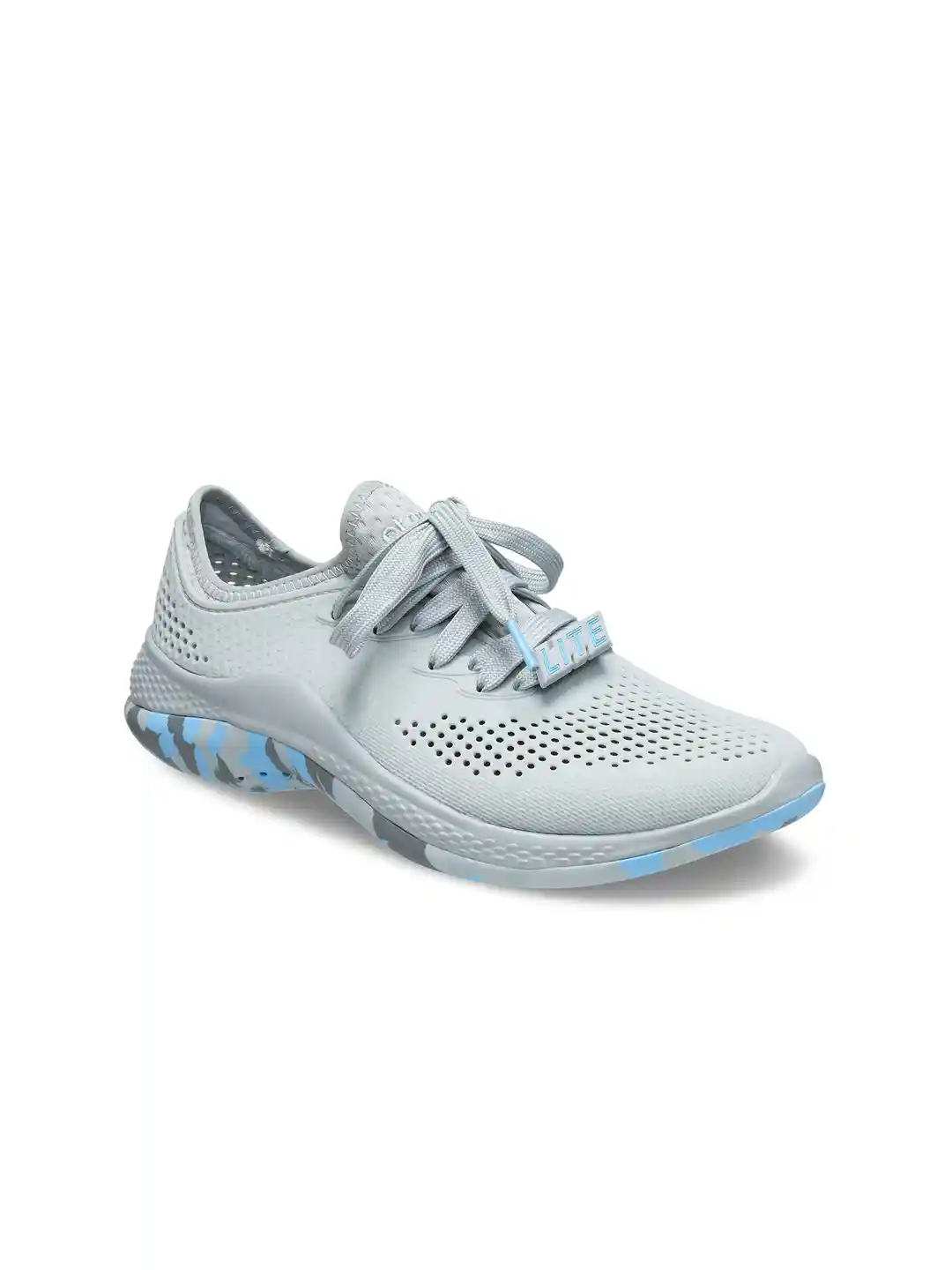 Buy Crocs Women Textured Lace Up Sneakers Casual Shoes for Women