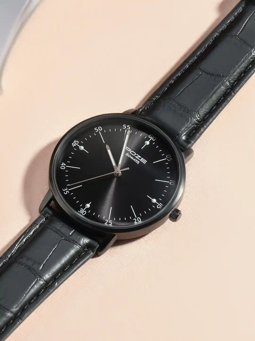 Buy Sonata Poze Men Poze Leather Straps Analogue Watch