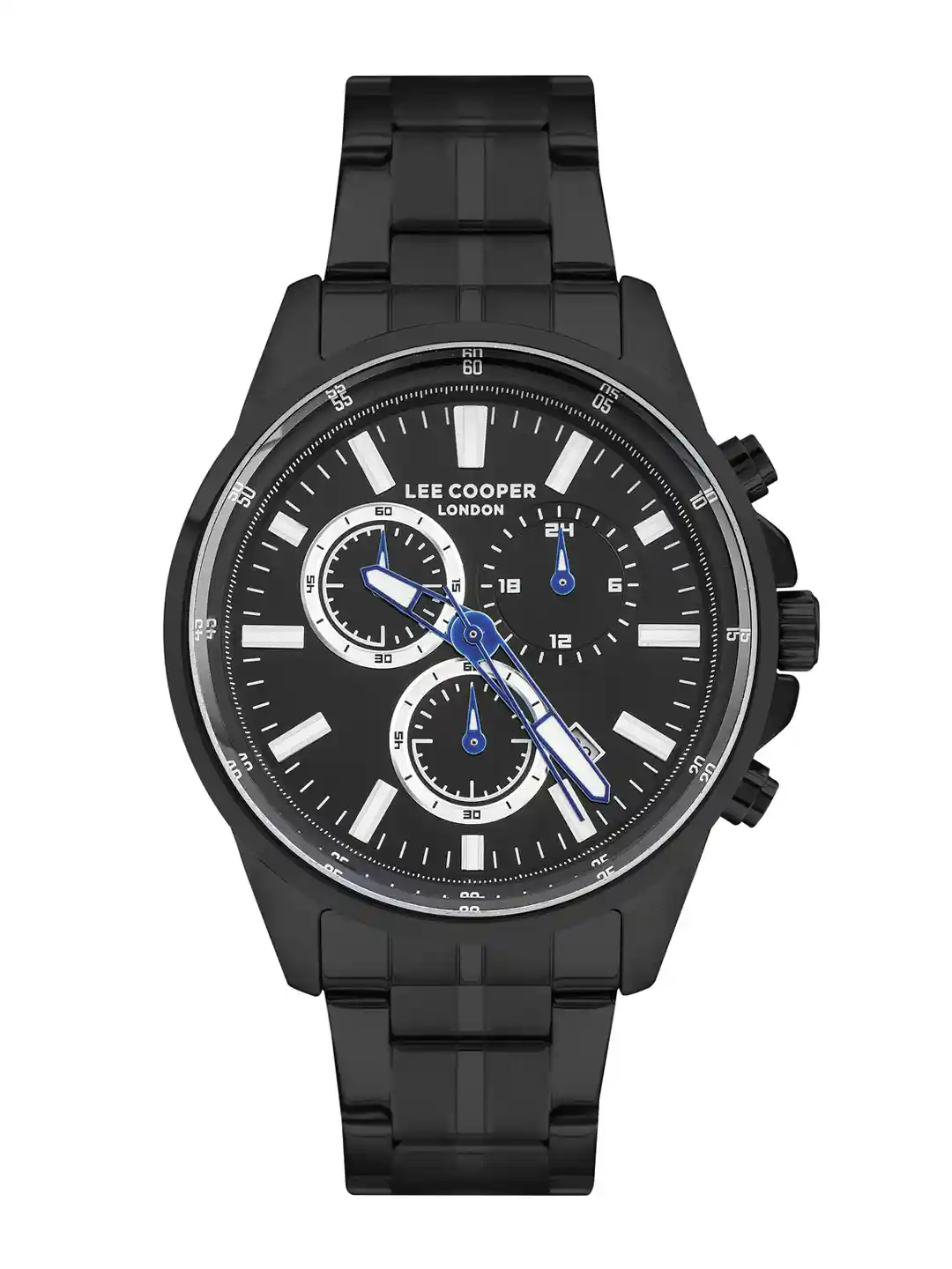 Buy Lee Cooper Men Brass Printed Dial Straps Digital Chronograph