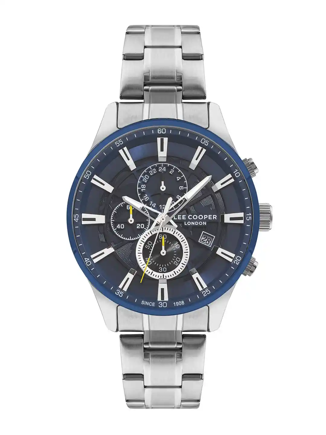 Buy Lee Cooper Men Bracelet Style Straps Analogue Chronograph