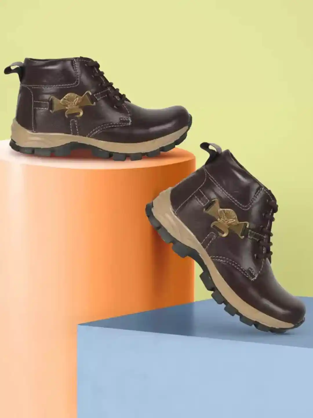 Buy BAESD Boys Buckle Detailed Lace Up Boots Boots for Boys