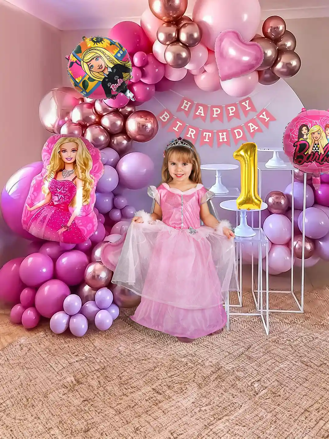 Buy Special You Girls Pink Purple 74Pcs Birthday Decoration Kit