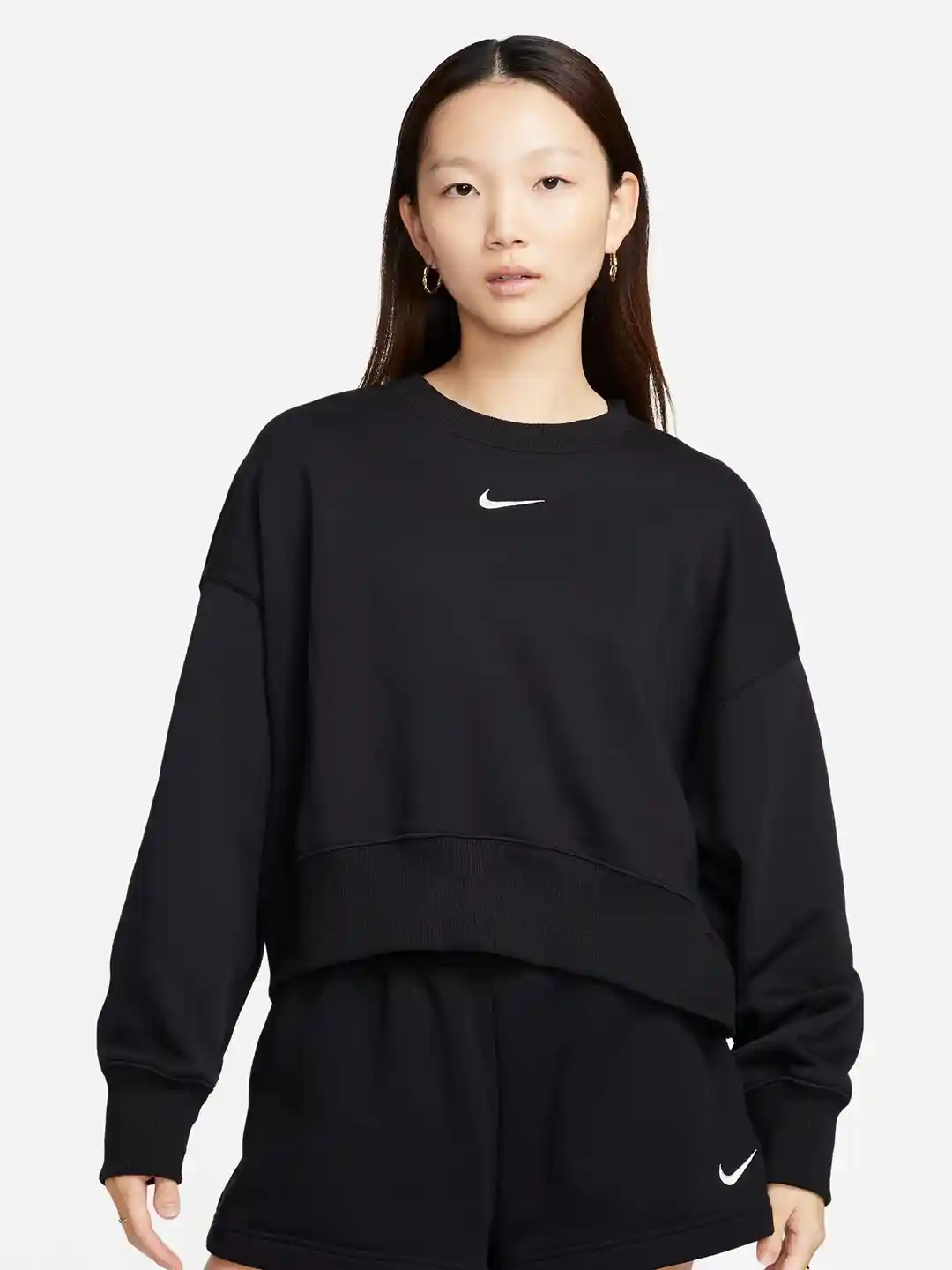 Nike Sportswear Phoenix Fleece Women's Over-Oversized Crew-Neck French  Terry Sweatshirt