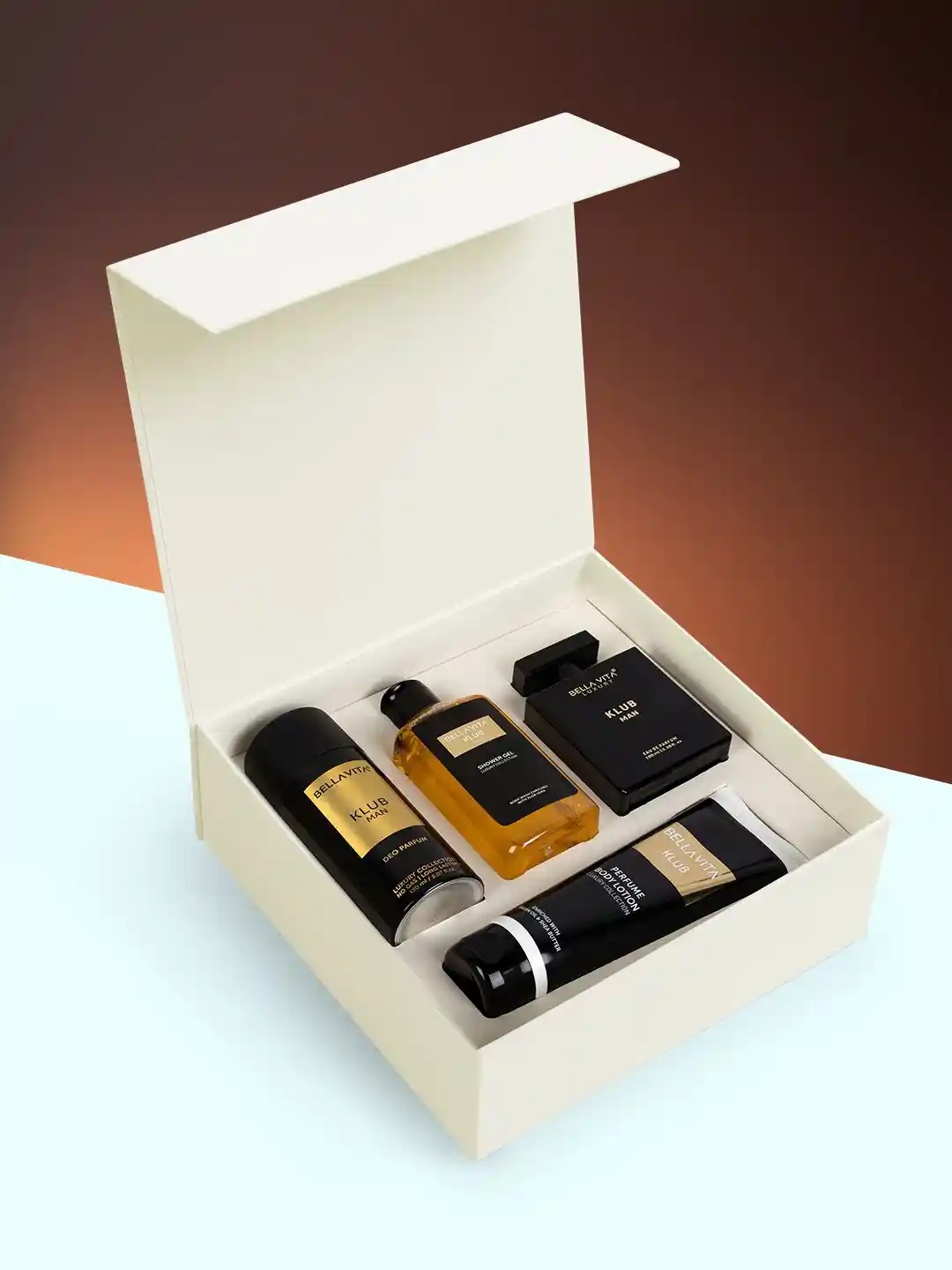 Buy Bella Vita Organic Klub Man Shower Gel-Body Lotion-EDP