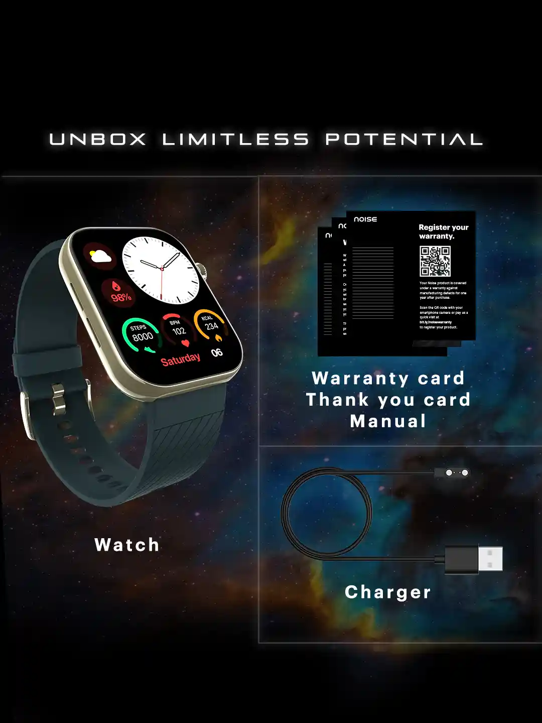 Buy Noise Teal Blue ColorFit Ultra Smartwatch Smart Watches